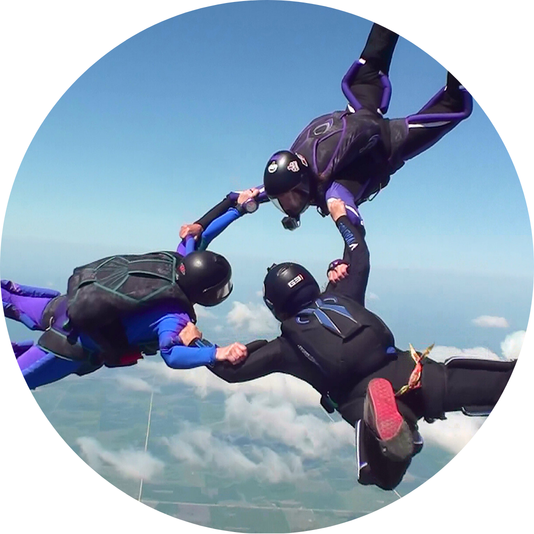3-Way Skydive Formation